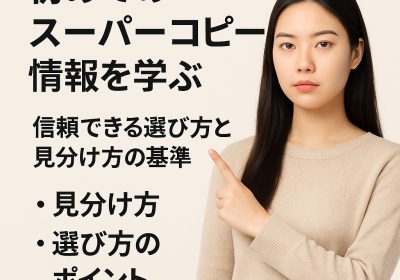 初めてのスーパーコピー情報入門｜見分け方と選び方のポイントとは？