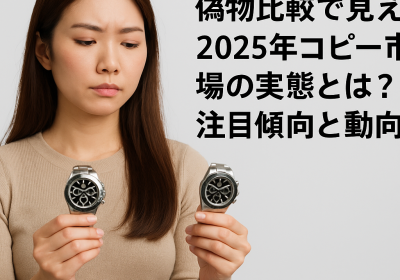 偽物比較で見える2025年コピー市場の実態とは？注目傾向と動向分析