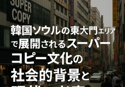 韓国ソウルの東大門スーパーコピー文化｜社会的背景と現状を徹底考察