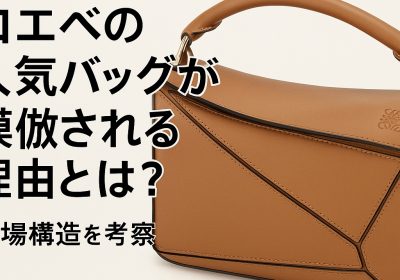 ロエベの人気バッグが模倣される根本理由：需要と供給から見る「模倣品市場」の複雑な生態系