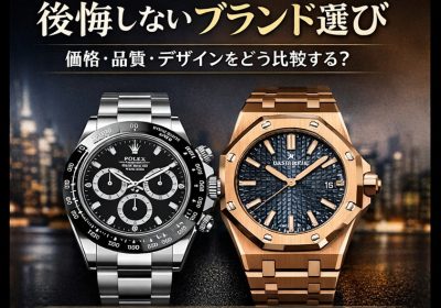 後悔しないブランド選び｜価格・品質・デザインをどう比較するか徹底考察