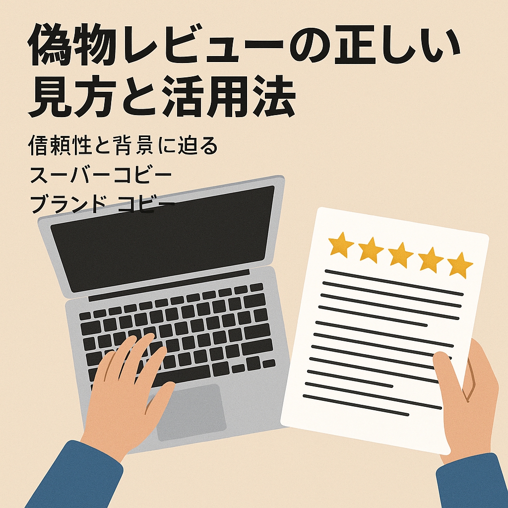 偽物レビューの読み解き方と情報の活用術:信頼性と背景に迫る 1 偽物レビューの読み解き方と情報の活用術:信頼性と背景に迫る