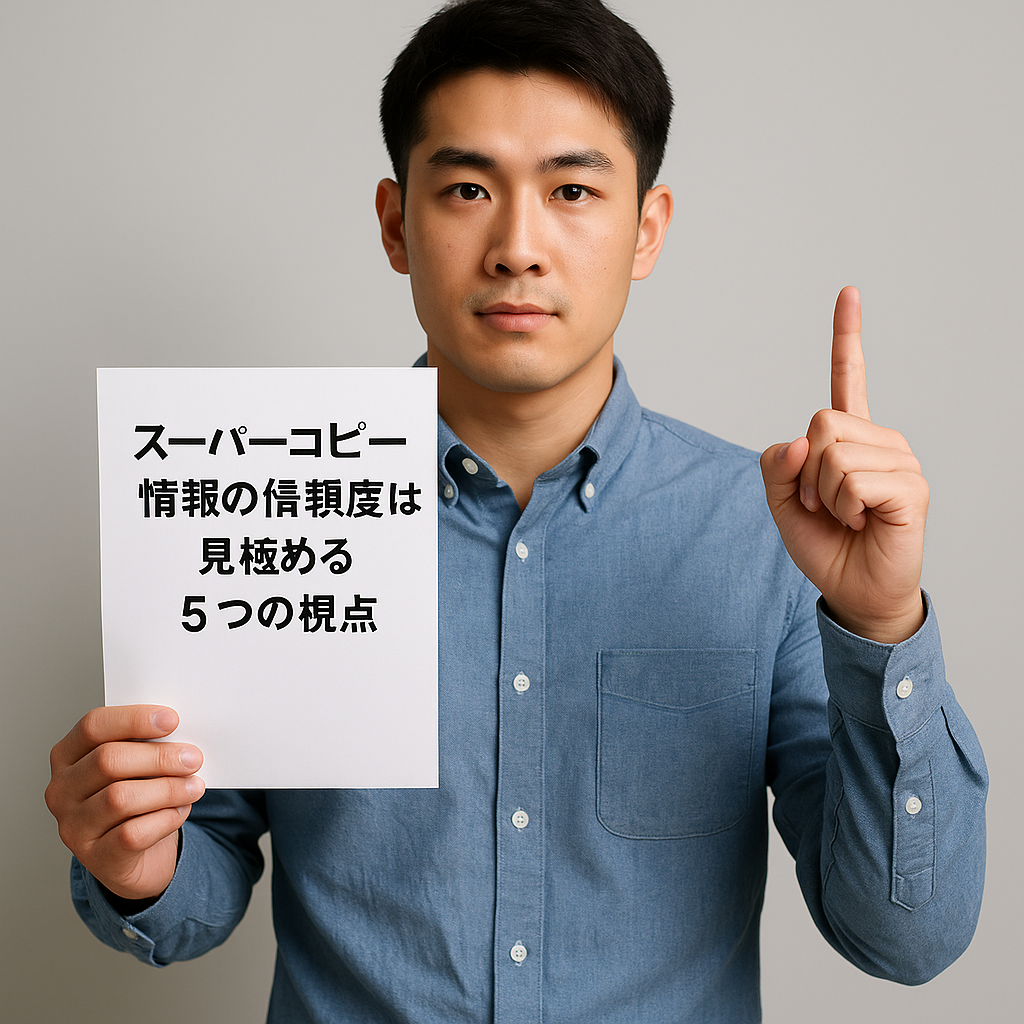 スーパーコピー情報の信頼度は？偽物を見抜くための5つのチェック視点