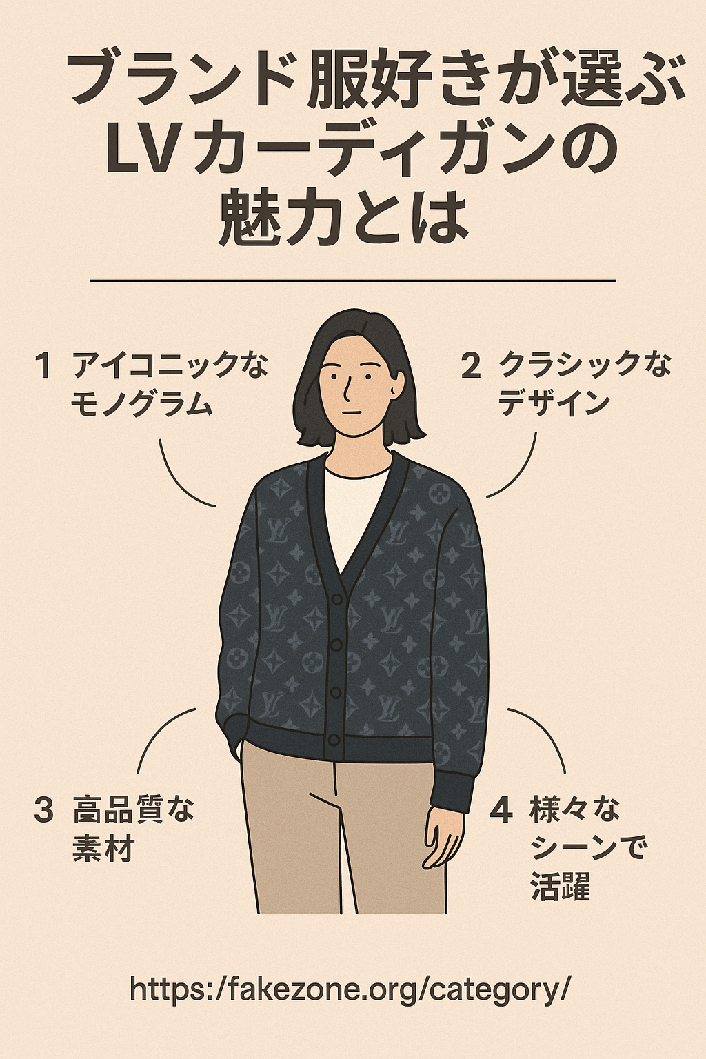 LVカーディガンの魅力と品質比較|ブランド服好きが注目する理由とは? 1 LVカーディガンの魅力と品質比較|ブランド服好きが注目する理由とは?