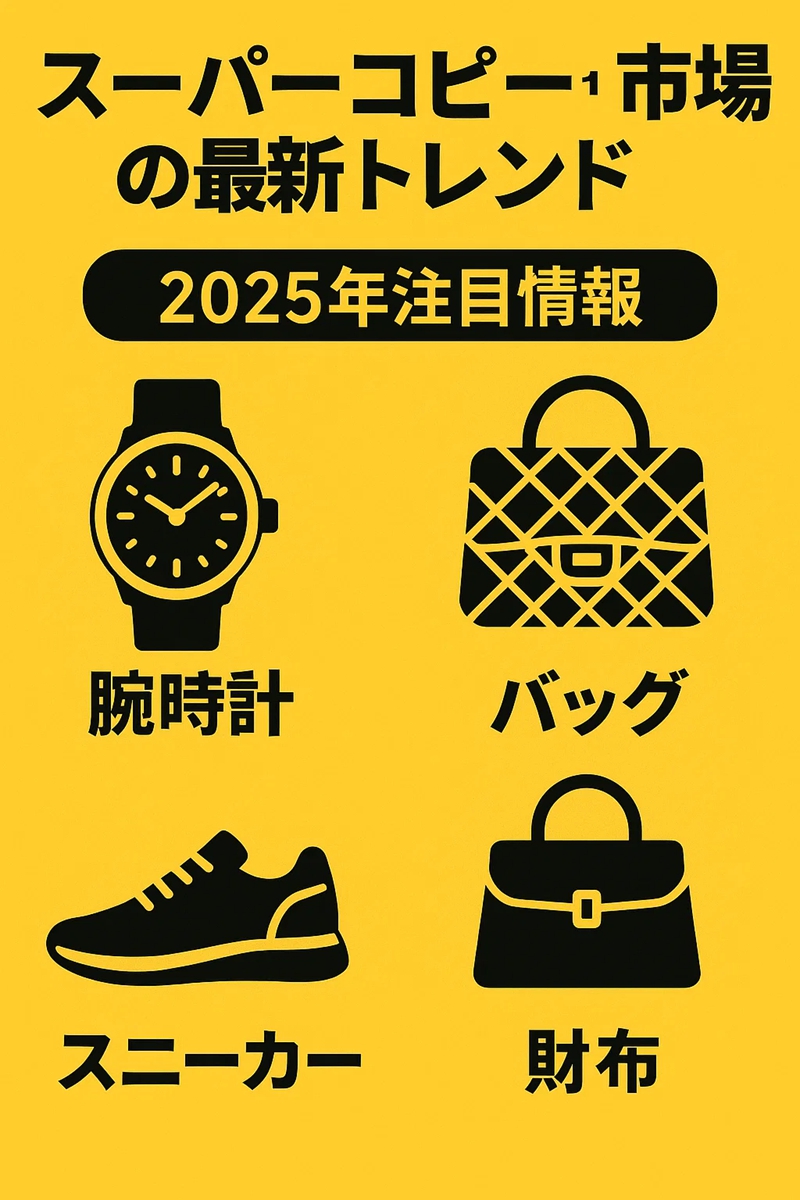 スーパーコピー市場の最新トレンド｜2025年注目の技術革新と消費動向