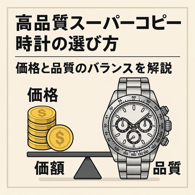 高品質スーパーコピー時計の選び方|価格と品質のバランスを徹底解説 1 高品質スーパーコピー時計の選び方|価格と品質のバランスを徹底解説