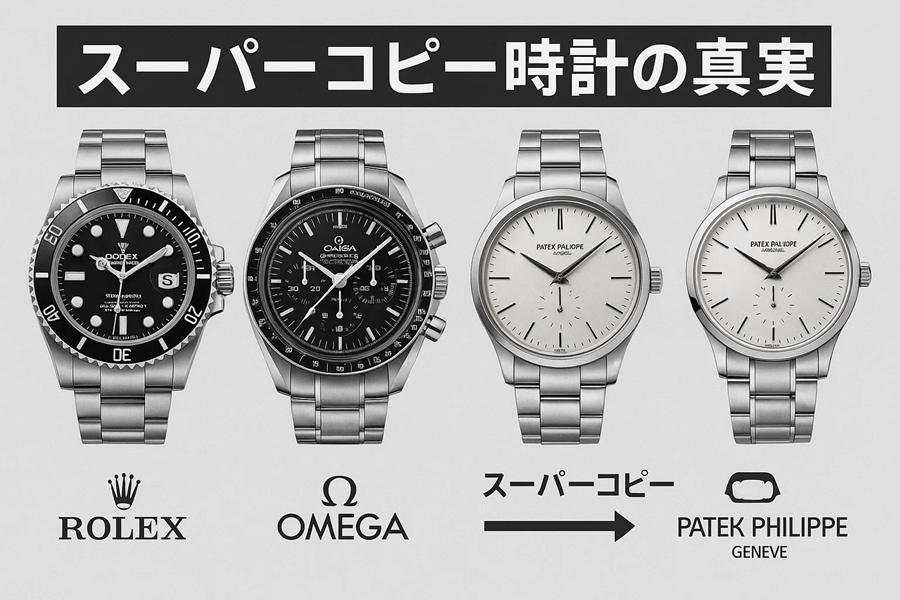 スーパーコピー時計の真実 | ロレックス・オメガ・パテックフィリップを徹底検証