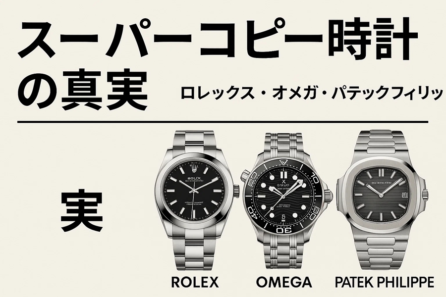 スーパーコピー時計の真実 | ロレックス・オメガ・パテックフィリップを徹底検証