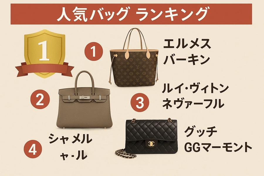スーパーコピー 人気バッグランキング｜市場を席巻する四大ブランドの真実