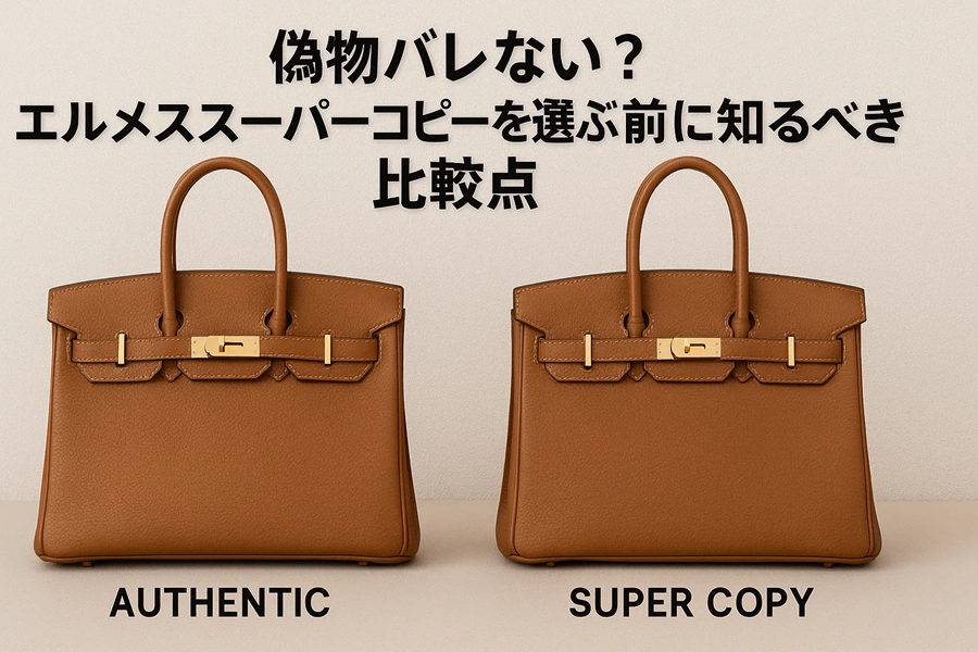 偽物バレない？エルメススーパーコピーを選ぶ前に知るべき7つの比較点