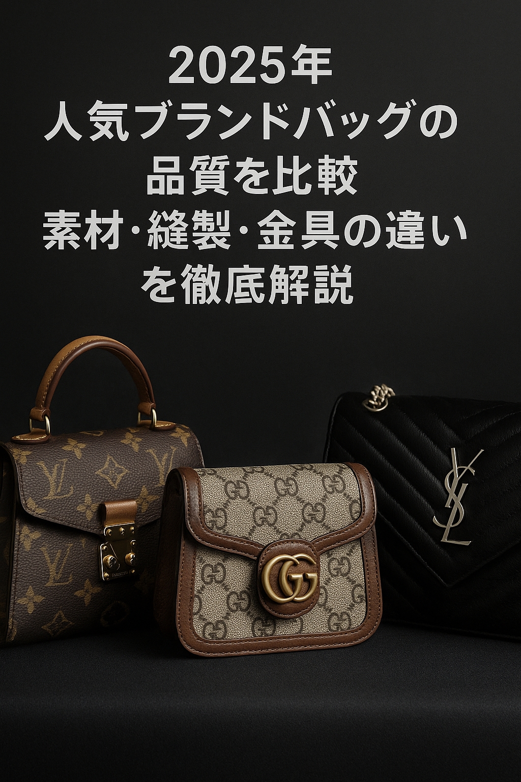 2025年 人気ブランドバッグの品質を比較｜素材・縫製・金具にみるブランドの哲学