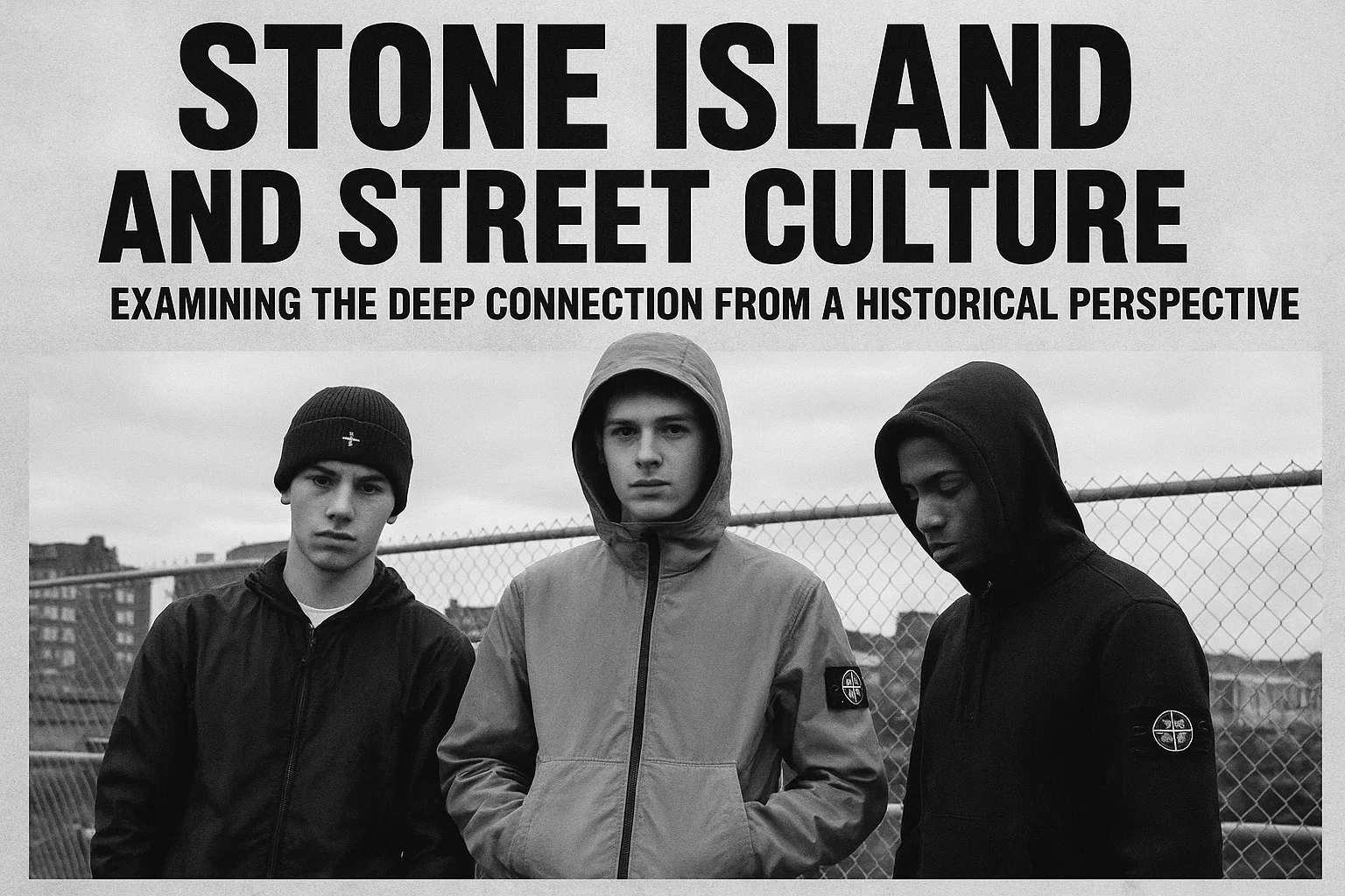ストーンアイランドとストリートカルチャーの深層史|テクニカルウェアが「文化の記号」になるまで 1 ストーンアイランドとストリートカルチャーの深層史|テクニカルウェアが「文化の記号」になるまで