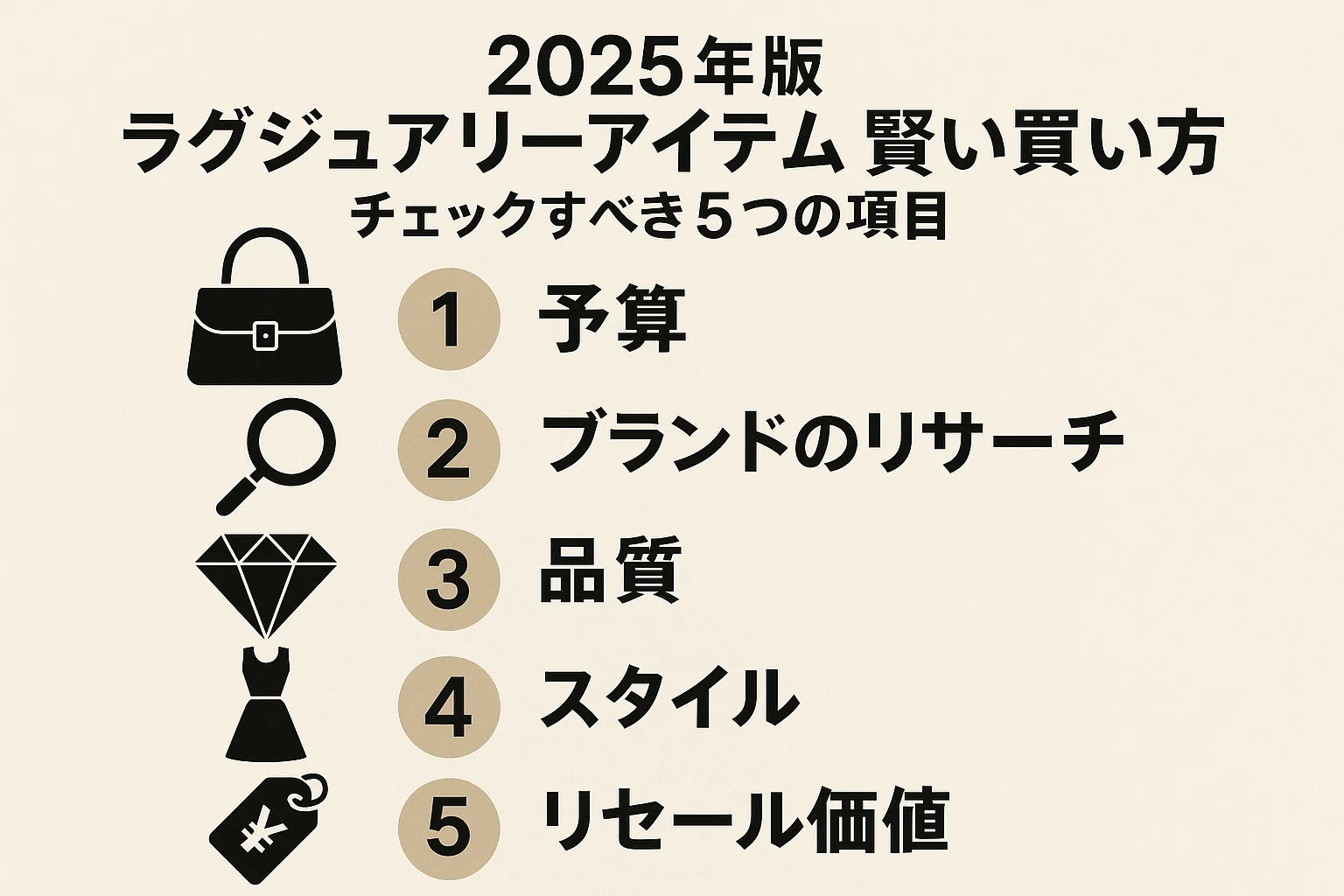 2025年版 ラグジュアリーアイテムの賢い買い方|品質・コスパから考える「真の価値」の見極め方 1 2025年版 ラグジュアリーアイテムの賢い買い方|品質・コスパから考える「真の価値」の見極め方