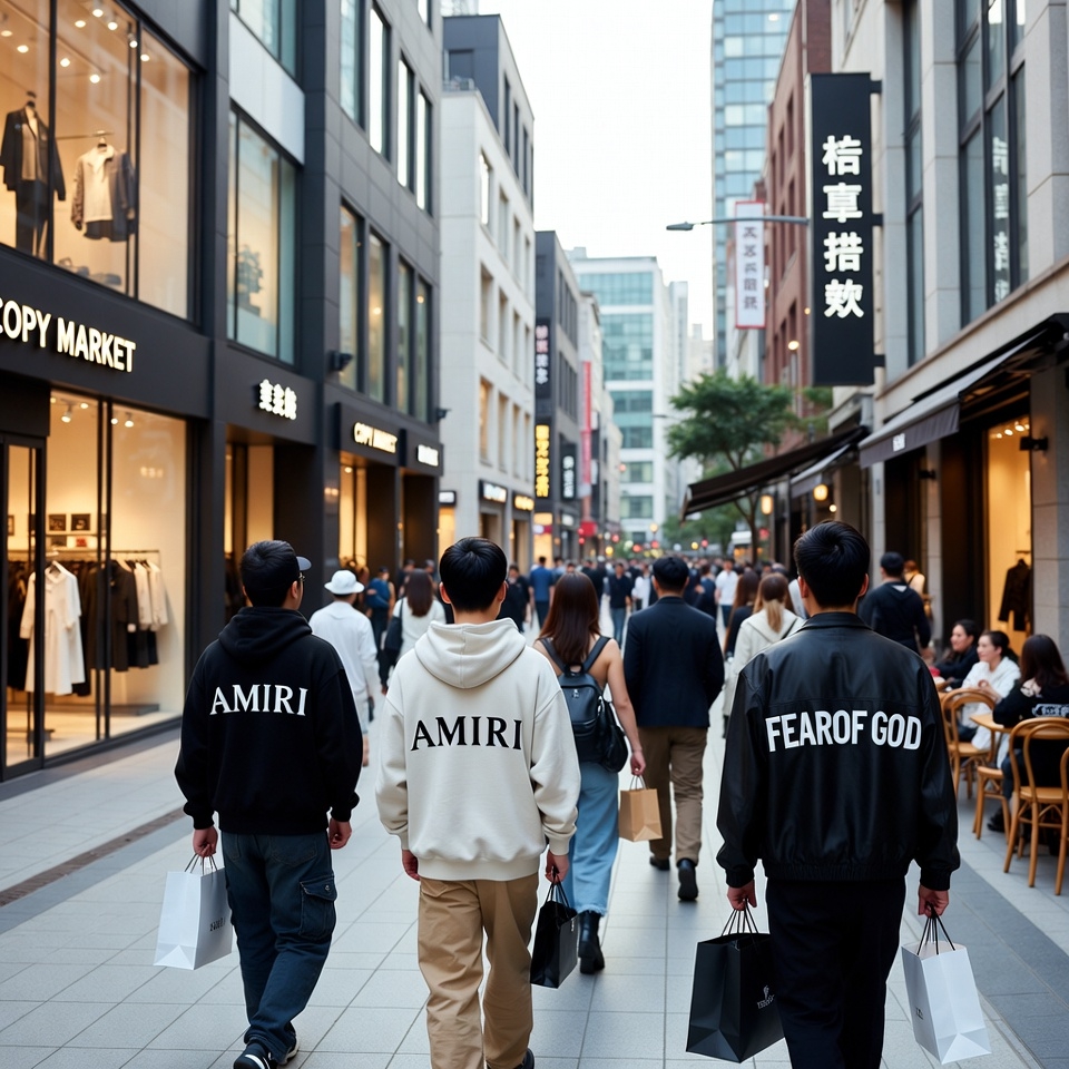 ストリートラグジュアリーの民主化：AMIRIコピー市場の拡大がファッション潮流に与える複雑な影響