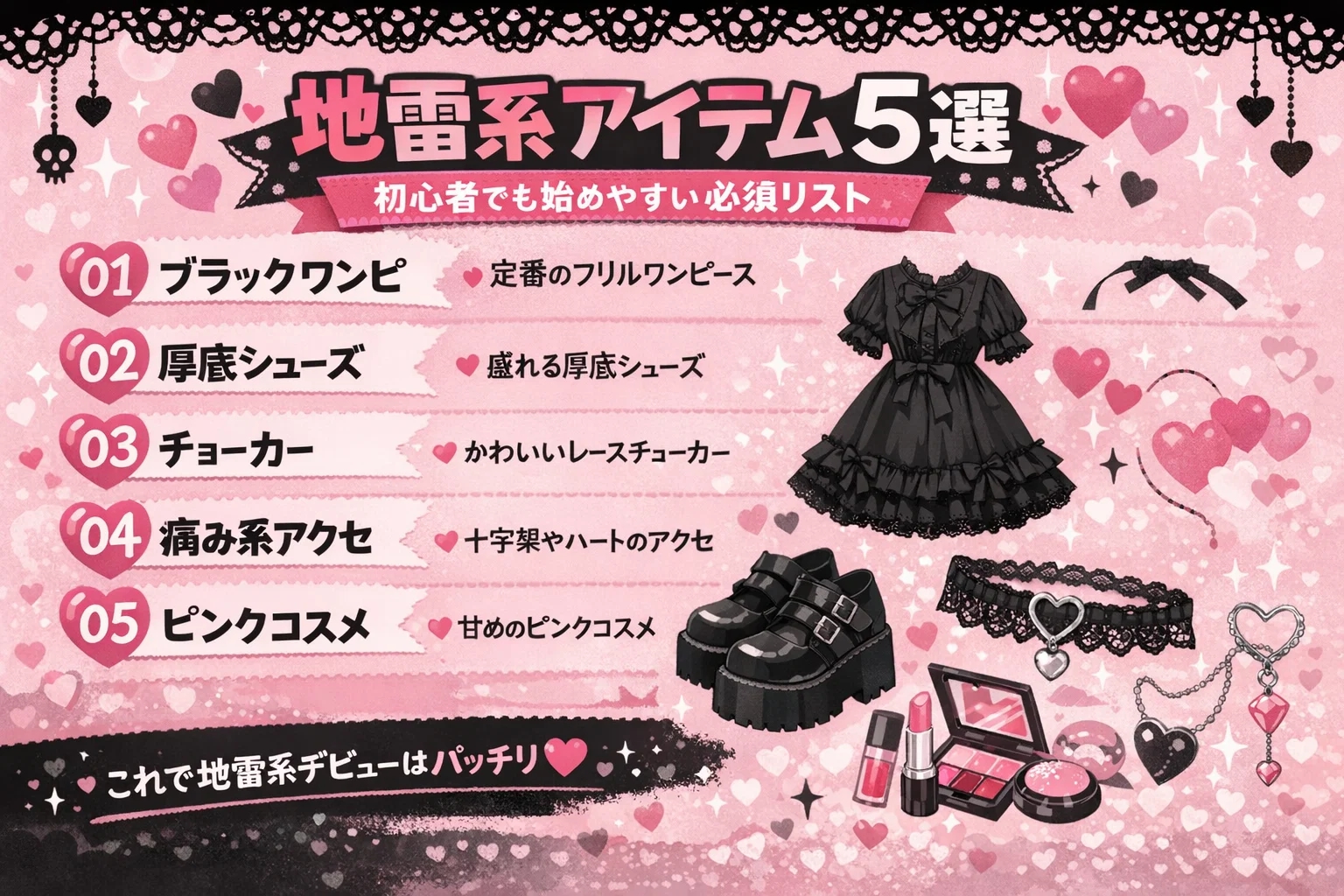 地雷系スーパーコピー必須アイテム5選|初心者が始めやすい高品質レプリカリストと品質比較考察(2026年版) 2 地雷系スーパーコピー必須アイテム5選|初心者が始めやすい高品質レプリカリストと品質比較考察(2026年版)