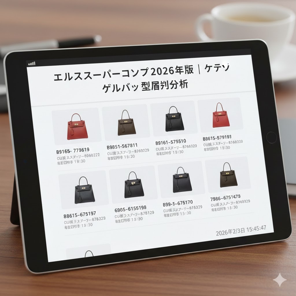 エルメス「ケリーバッグ」2026年考：型番ごとに見るスーパーコピーの現在地と文化的位相