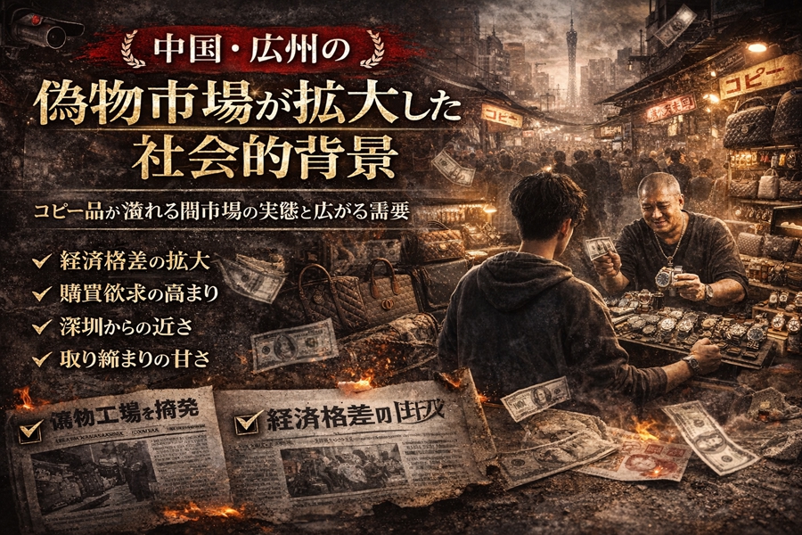 中国・広州が「偽物の都」となった社会的背景：経済成長の光と影が生んだパラドックス