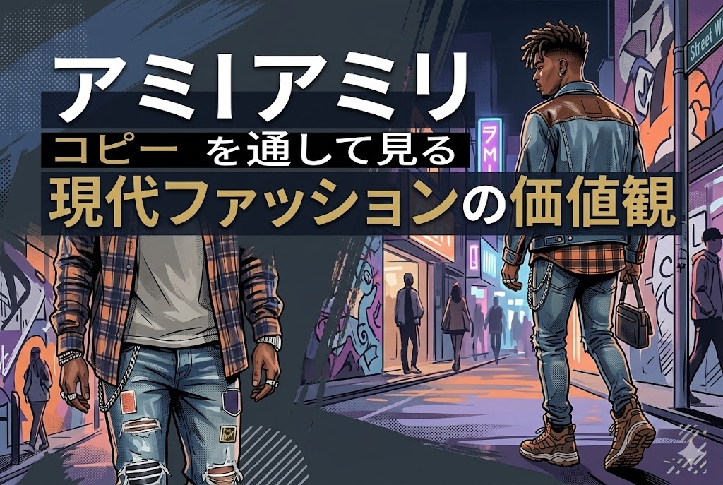 アミリ（AMIRI）コピーを通して見る現代ファッションの価値観 – ストリートラグジュアリーと模倣の文化