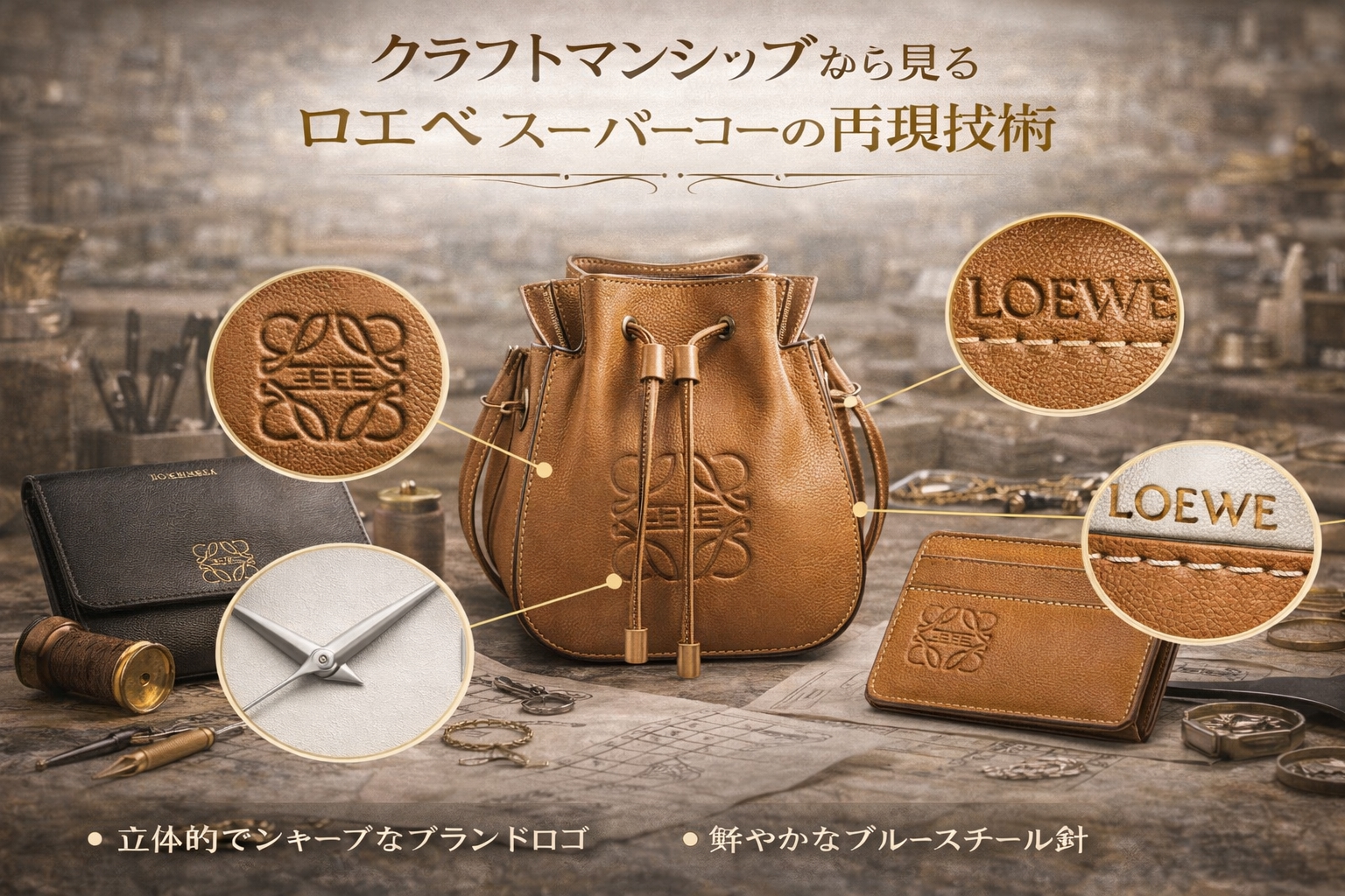 クラフトマンシップから見るロエベ スーパーコピーの再現技術｜パズル、バスケット、ゲートの緻密な世界