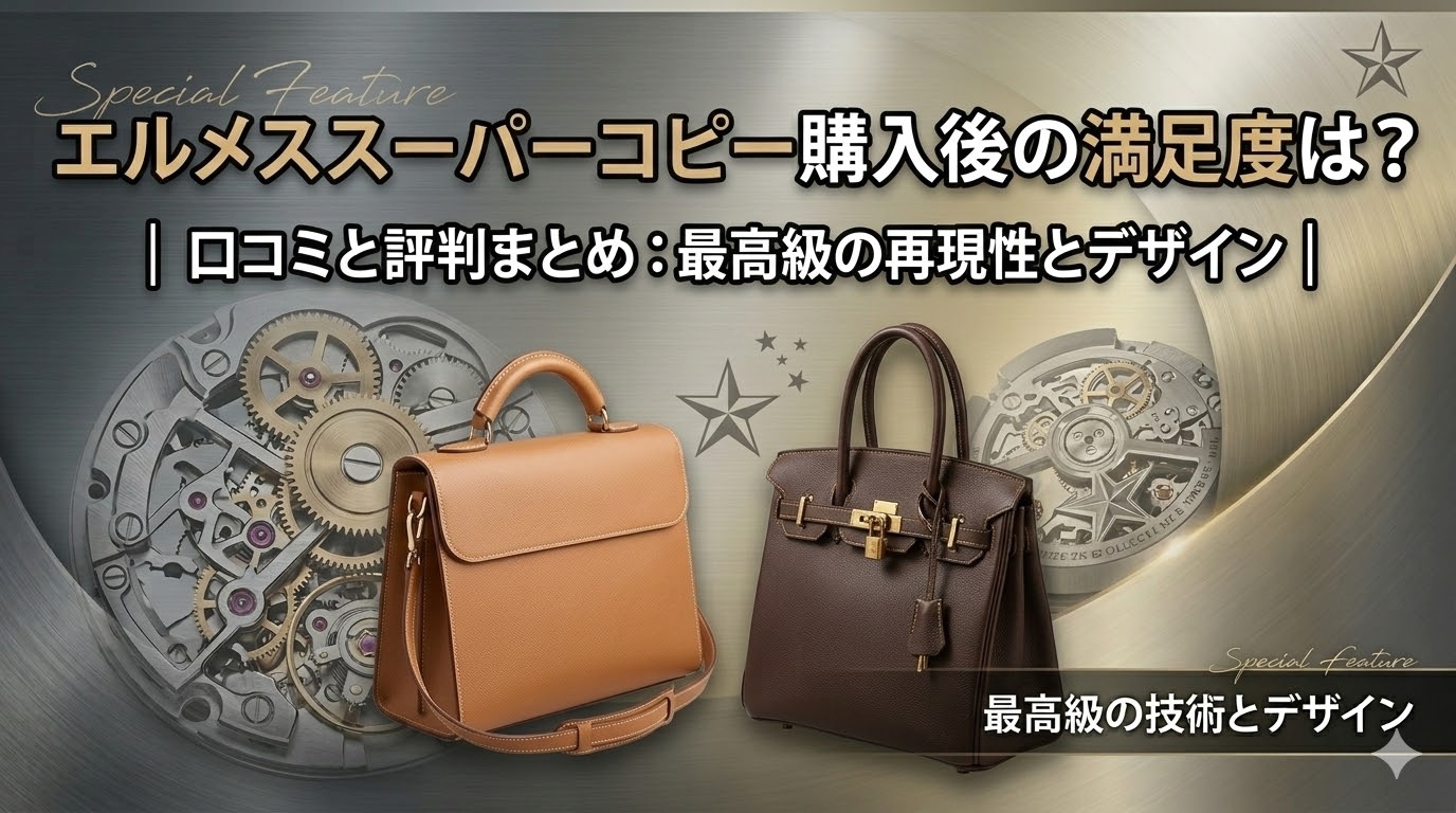 エルメススーパーコピー購入後の満足度は？口コミと評判から見る“買ってよかった”の実態