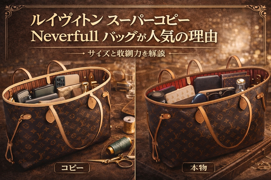 ルイヴィトン スーパーコピー Neverfull バッグが人気の理由｜サイズと収納力を徹底解説