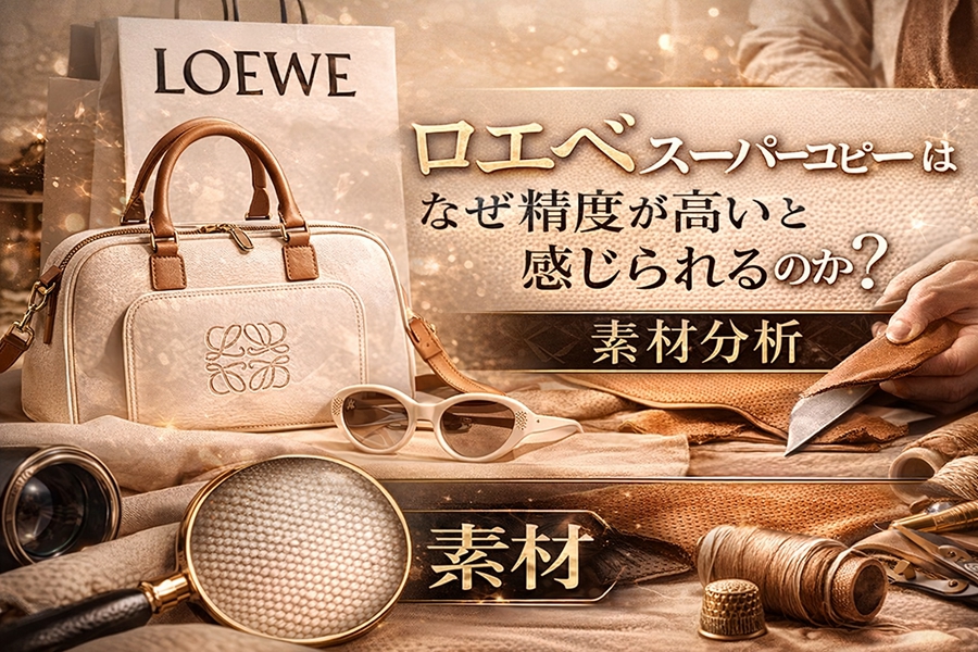 ロエベ スーパーコピーはなぜ精度が高いと感じられるのか？素材分析と製造技術の秘密
