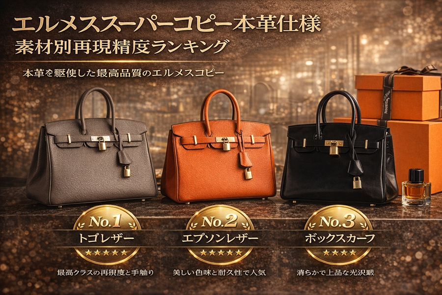 エルメススーパーコピー本革仕様｜素材別再現精度ランキングと選び方の完全ガイド